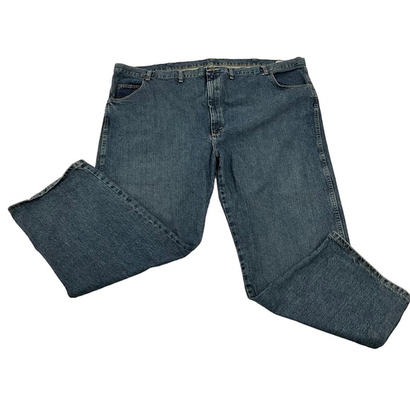 Men's Wrangler Rugged Wear Medium Wash Denim 54X30 - Picture 1 of 11
